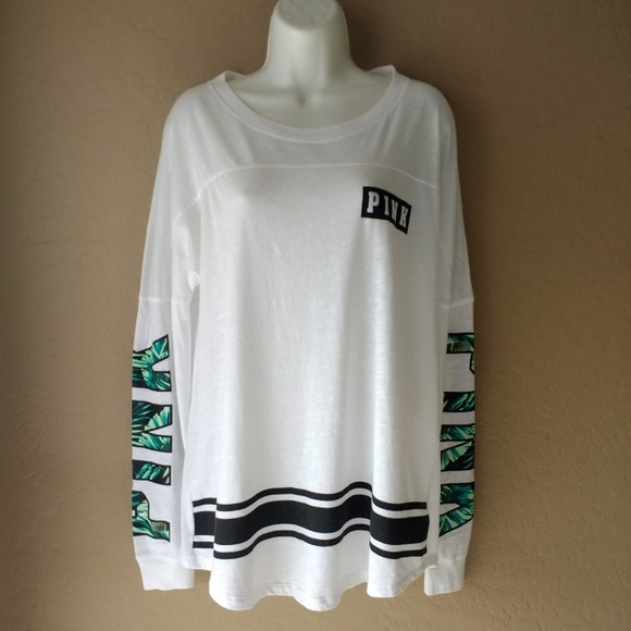 PINK Victoria's Secret Tops - PINK Victoria's Secret Long Sleeve Cutout Top